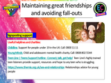 Friendships and Fall-outs PSHE Lesson