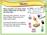 Safety in the Home KS1/Year 2