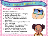 Year 3 - Privacy and Boundaries