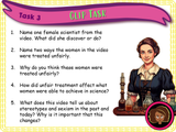 Year 3 - Gender stereotypes and women in STEM