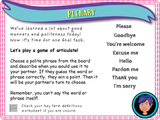 Manners and politeness