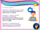Year 4 - Real Life and Online Friendships (Loneliness)