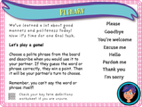 Year 3 - Manners and politeness