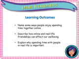Year 4 - Real Life and Online Friendships (Loneliness)