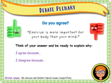 Year 3 - Exercise and Wellbeing