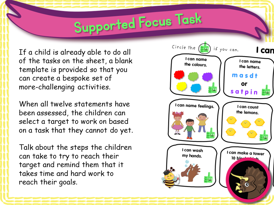 Goals Reception New! Setting Simple Goals - EYFS/Reception – EC Publishing