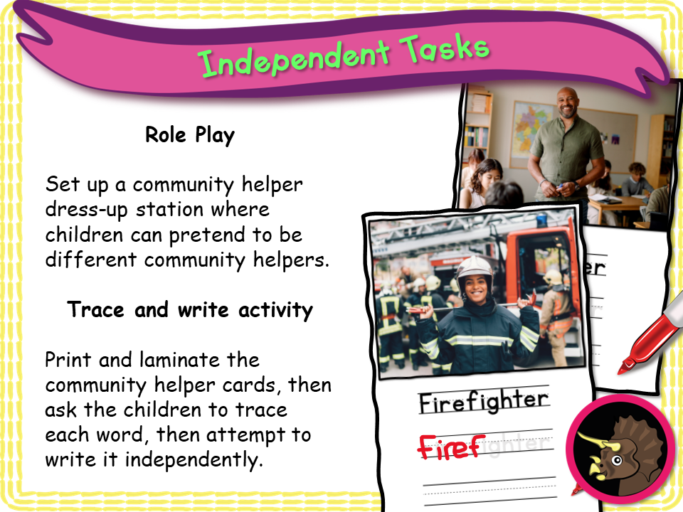 Community Time Eyfs New! Jobs and Community Helpers - EYFS/Reception – EC Publishing