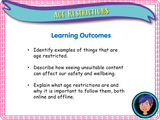 Year 4 - Age restrictions