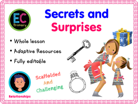 Secrets and surprises KS1/Year 2