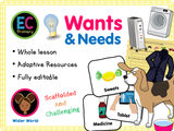 Wants and Needs - KS1/Year 2
