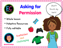 Asking for permission KS1 - Year 1