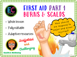 Year 3 -  First Aid  Part 1 - Burns and Scalds