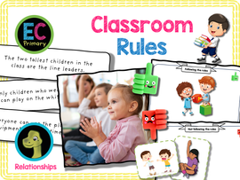 New! Classroom Rules - EYFS/Reception