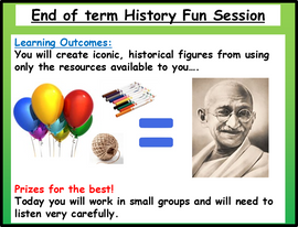 End of Term History Fun Lesson