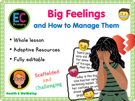 Big Feelings - KS1/Year 2