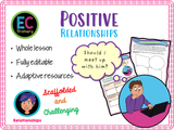 Positive Relationships Primary PSHE