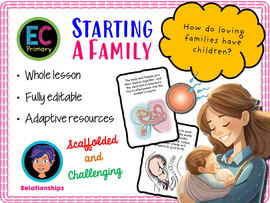 Starting a Family - Year 6 (Sex Education)