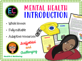 Mental Health Introduction PSHE Lesson