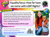 LGBT+ Rights 2023-2024 PSHE Lesson