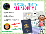 Year 3 - Personal identity - all about me