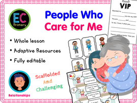 People who care for me KS1/Year 1