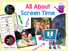 New! Sensible amounts of screen time - EYFS/Reception