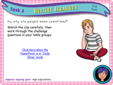 Year 4 - Hurtful Behaviour