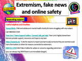 Online Safety - Extremism and Fake News PSHE Lesson