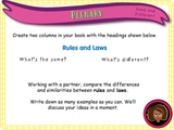 Year 3 - Rules and Laws