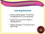 Year 3  - Age-appropriate content - age ratings