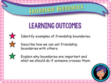 Friendship boundaries