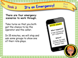 Accidents and Emergencies - Calling 999 -  KS1/Year 2