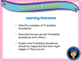 Year 3 - Friendship boundaries