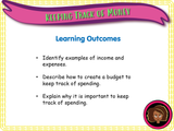 Year 4 - Keeping Track of Money - Budgeting