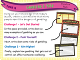 Year 4 - Gambing and Risk PSHE