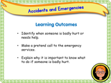 Accidents and Emergencies - Calling 999 -  KS1/Year 2