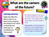 Careers, Future-Proofing and AI - PSHE / Careers Lesson KS4 / KS5