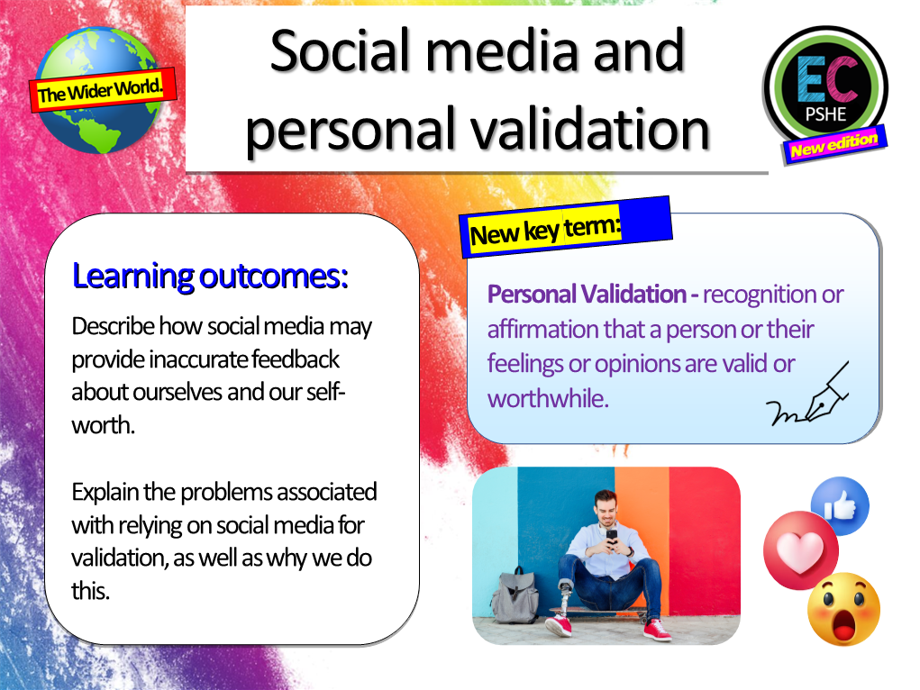 Social Media and Validation - Mental Health PSHE Lesson – EC Publishing