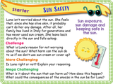 Sun Safety PSHE Lesson