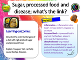 Sugar and Processed Food Healthy Diet PSHE Lesson