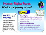 Iran, Protests and Human Rights - Citizenship / Tutor Time Lesson 2026