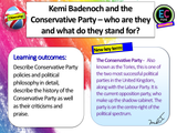 The Conservative Party - Citizenship Lesson 2026