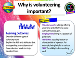 Volunteering - Careers and Employment / PSHE Lesson