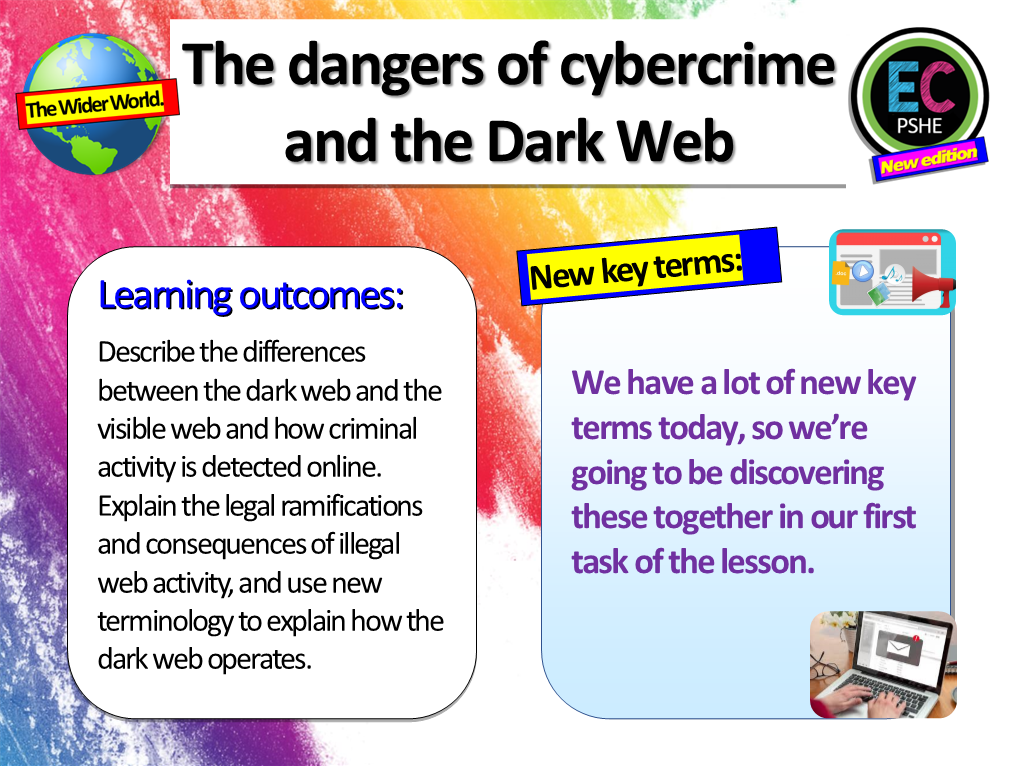 Cybercrime and the Dark Web - PSHE Lesson – EC Publishing