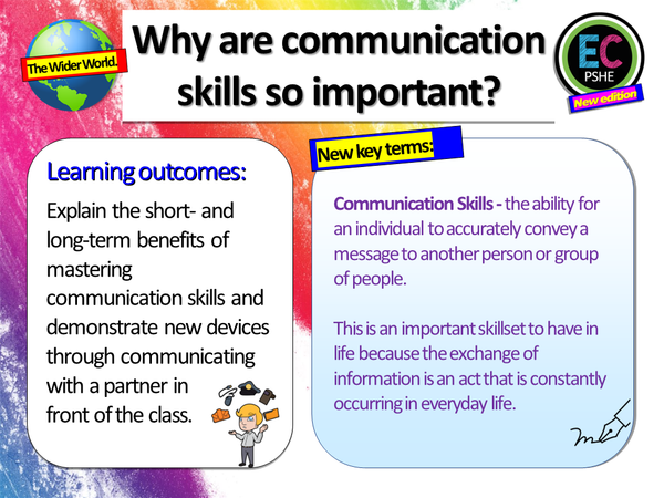Communication Skills - Personal Development / careers lesson – EC ...