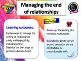 Ending Relationships PSHE Lesson