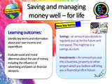 Saving money and investing introduction PSHE lesson