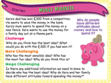 Attitudes to Money PSHE