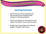 Year 4 - Prejudice, Discrimination and Stereotypes