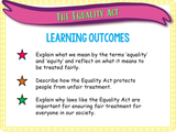 Protected Characteristics and the Equality Act - Year 6